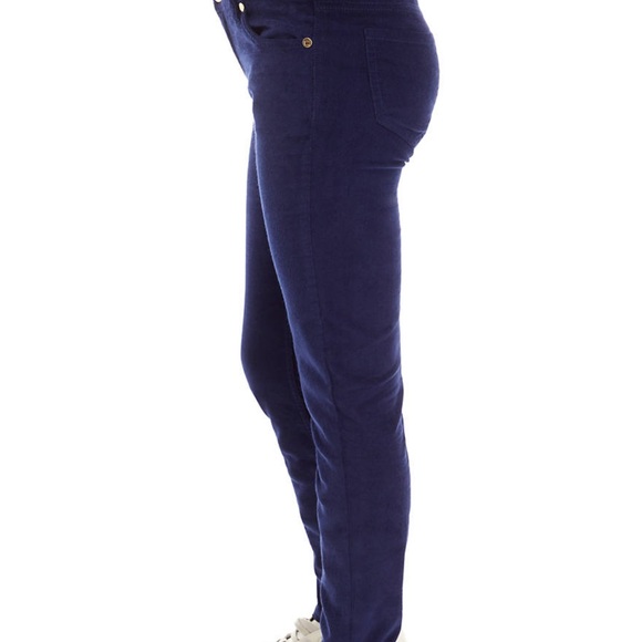 Crown & Ivy Kids Blue Casual Corduroy Pants - Picture 3 of 6